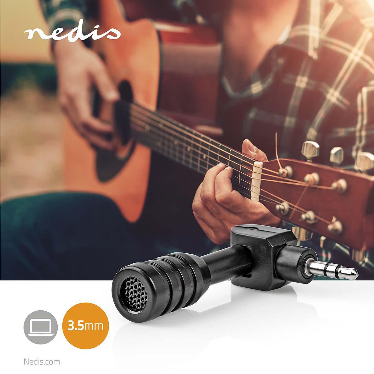 Nedis Microphone | Used for: Notebook | Wired | 1x 3.5 mm