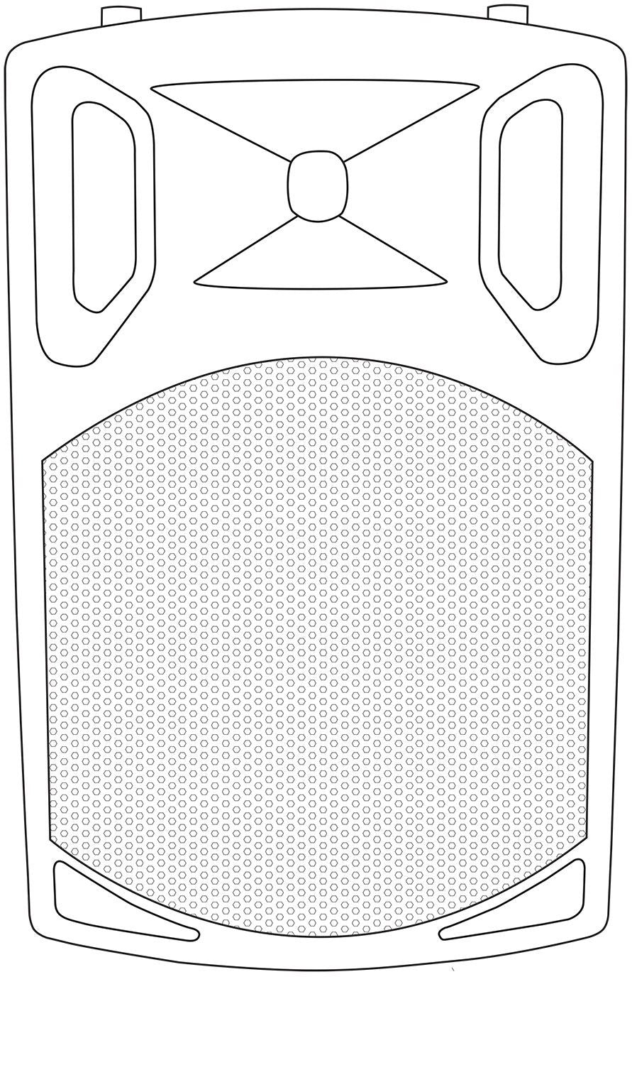 QTX QX15 15" Passive PA Multi Speaker 500w - Black