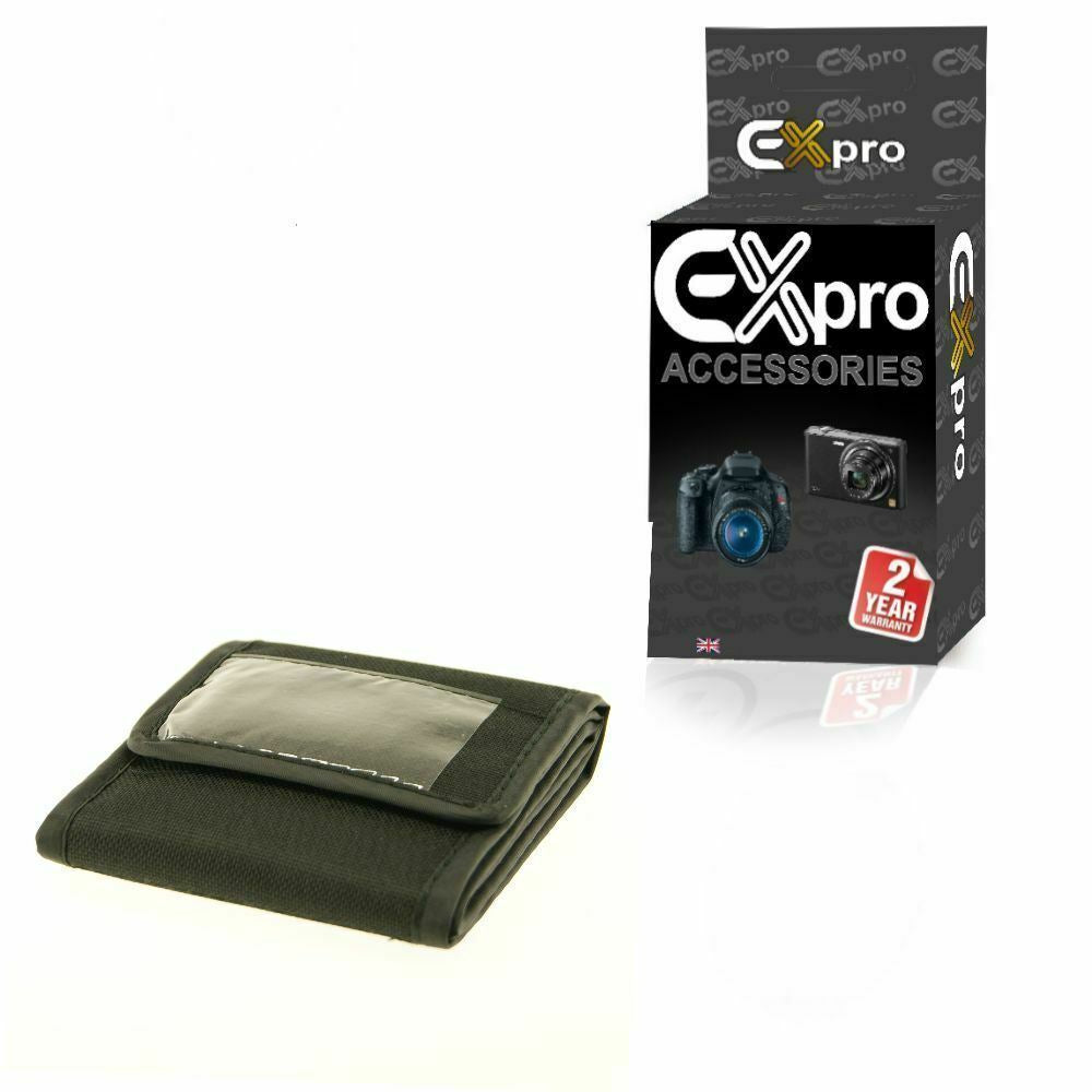 Ex-Pro Filter Lens Case Fold-out for upto 5 Lens - 49mm - to - 62mm [Black]