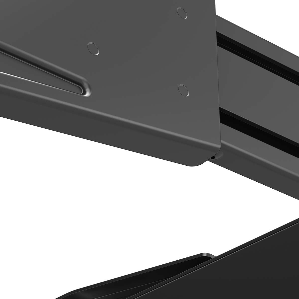 Nedis Full Motion TV Wall Mount | 43 - 90 " | Maximum supported screen weight: 50 kg | Tiltable | Rotatable | Minimum wall distance: 19.6 mm | 2 Pivot point(s) | ABS / Metal | Black