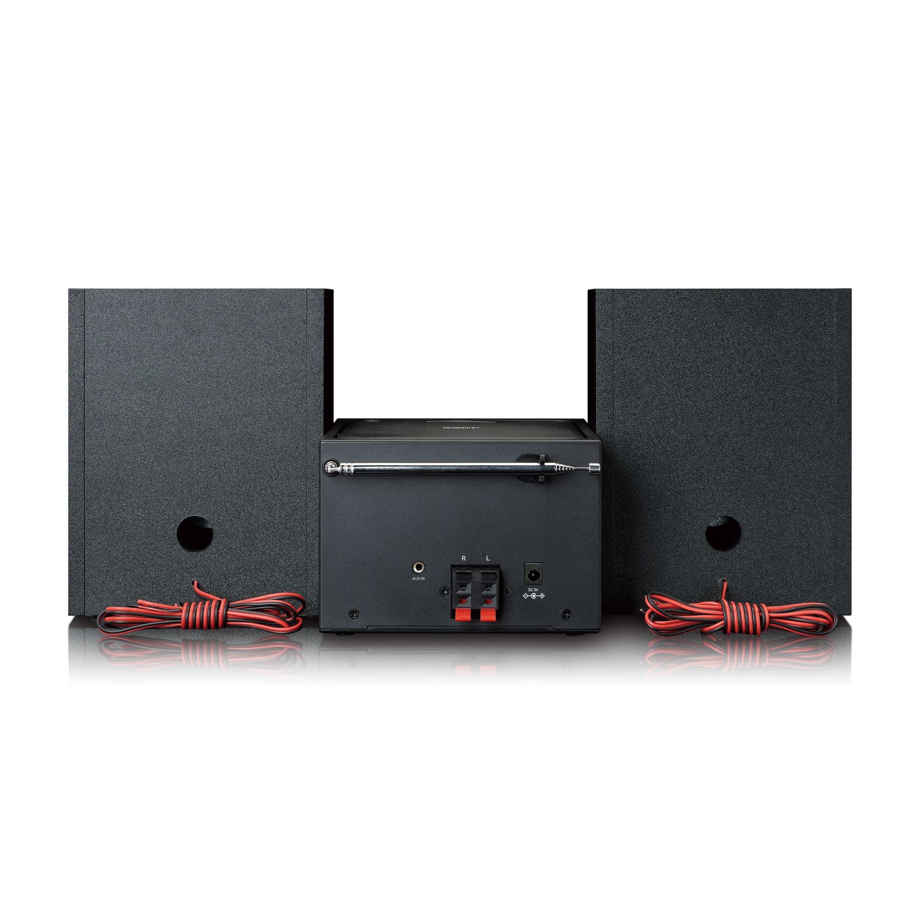 Lenco Micro Music System with Internet | DAB+ Radio and Bluetooth® Speakers | CD / MP3 - Black