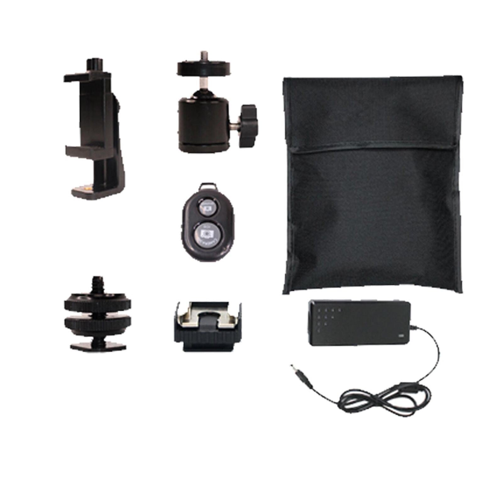 Ex-Pro 14" LED Ring Light Kit 25W 3200K-5700K CRI 95+ Bi-Colour Dimmable + Carry Case, Foldable Stand, Bluetooth Remote and Accessories for Video Shooting Portrait Photography