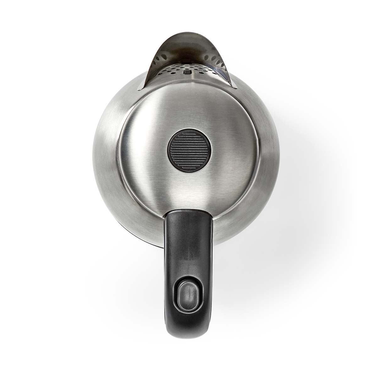 Nedis 1.7L Electric Kettle Cordless Silver 2200W Boil Dry Protection Auto Switch Off