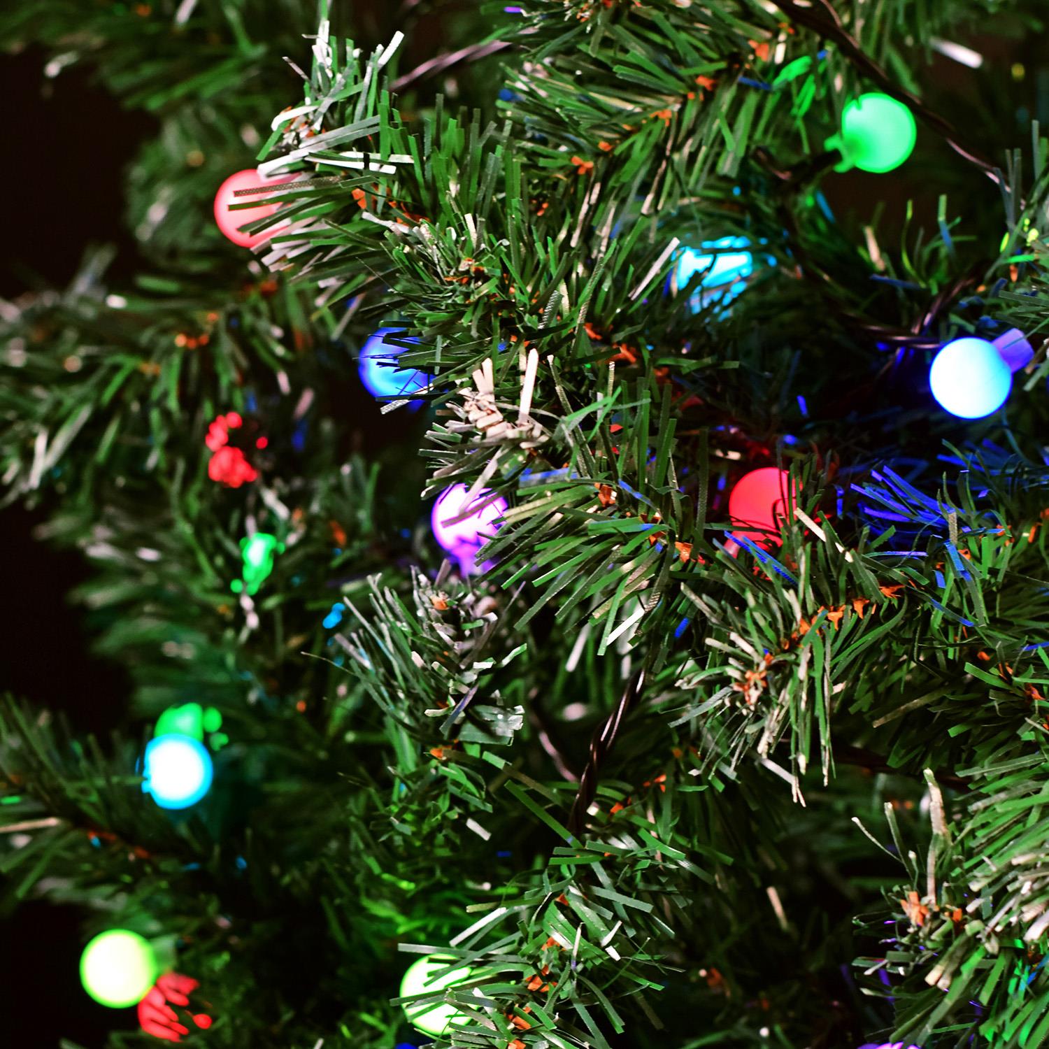 Lyyt 20m 200 LED RGB Colour Changing 14mm Berry Lights Indoor/Ourdoor with Timer & Remote