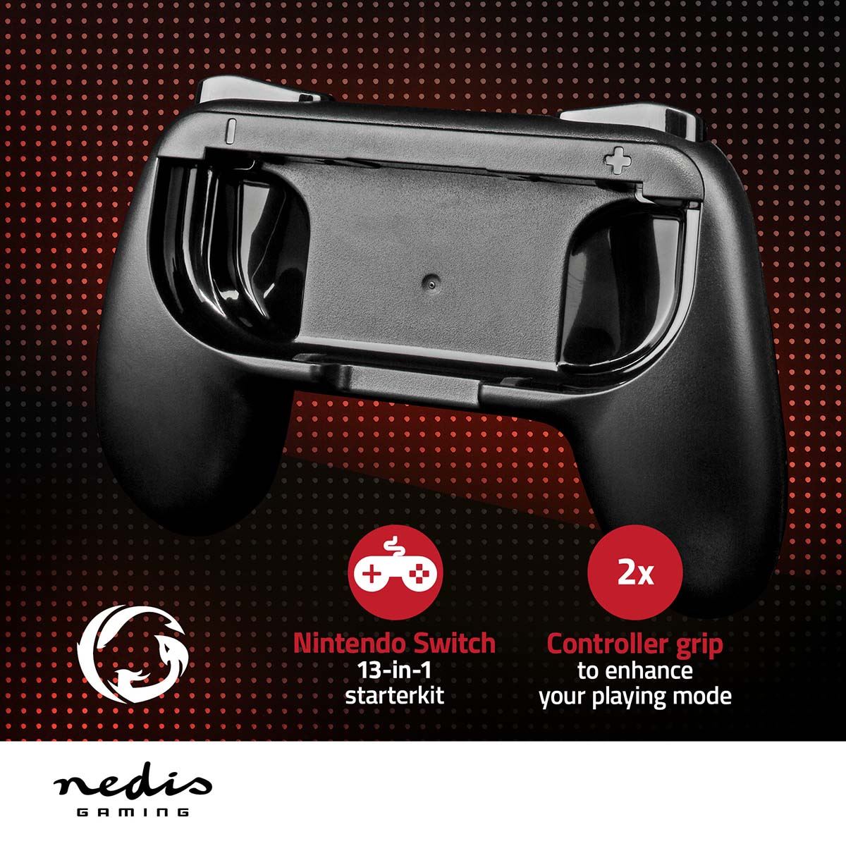 Nedis Gaming Starter Kit | Compatible with: Nintendo Switch (OLED) | 13-in-1