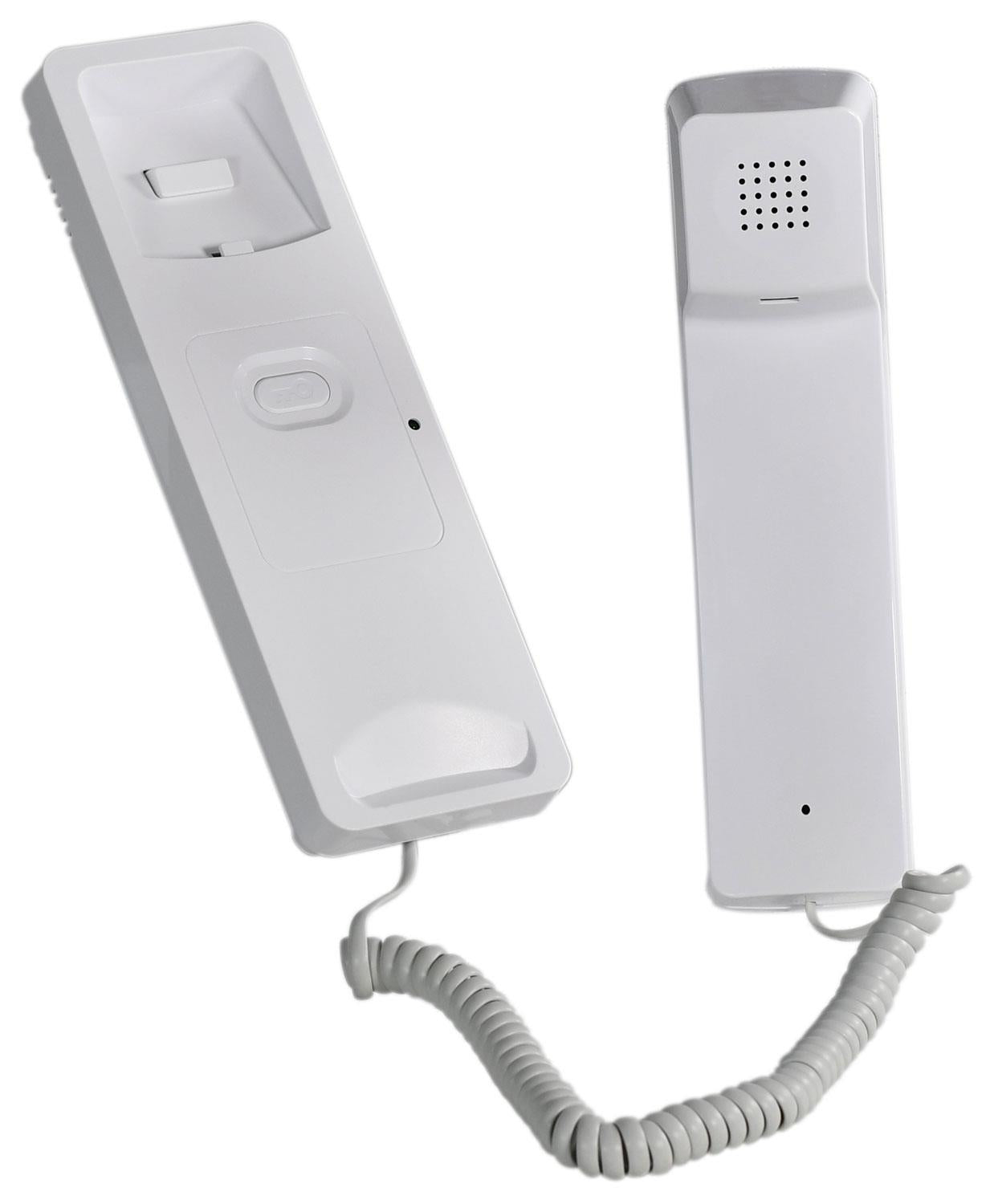 2-Wire Audio Door Entry System - Intercom Door Phone with Weatherproof Outdoor Unit, 100m Range, Adjustable Volume, IP44