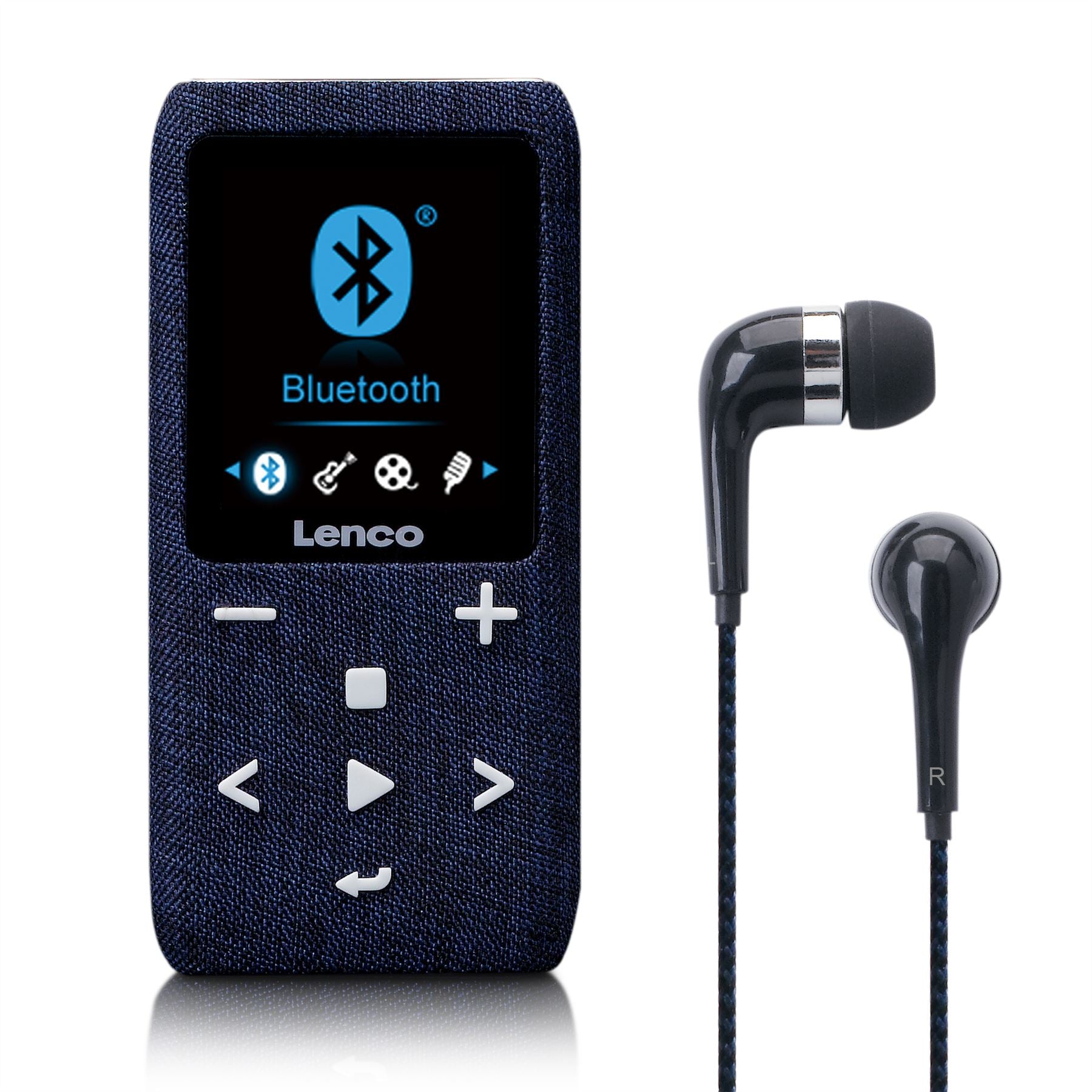 Lenco MP3/MP4 Player | Bluetooth® | 8GB | Micro SD Card Expansion | Blue