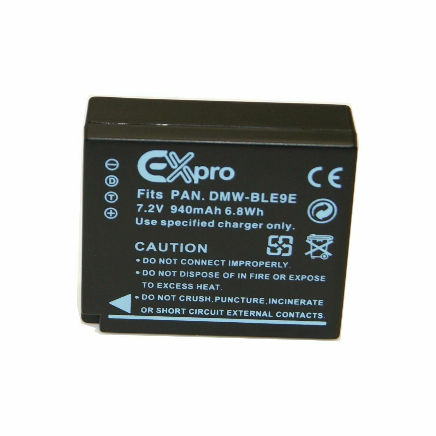Ex-Pro Panasonic DMW-BLE9 DMW-BLE9E DMW-BLE9PP Panasonic Li-on Digital Camera Battery