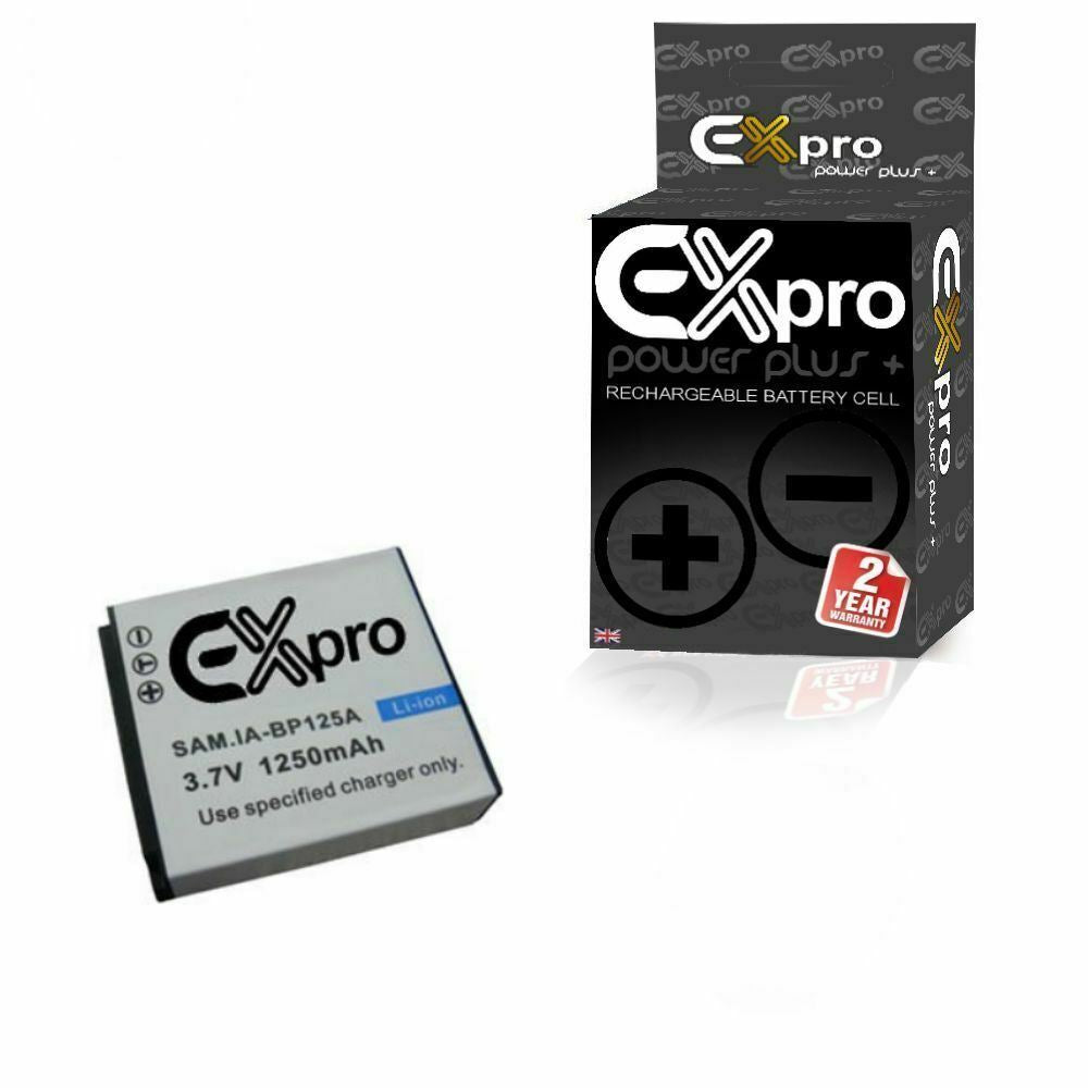 Ex-Pro IA-BP125A, IA-BP12A/EPP, BP125A Samsung Li-on Digital Camera Battery