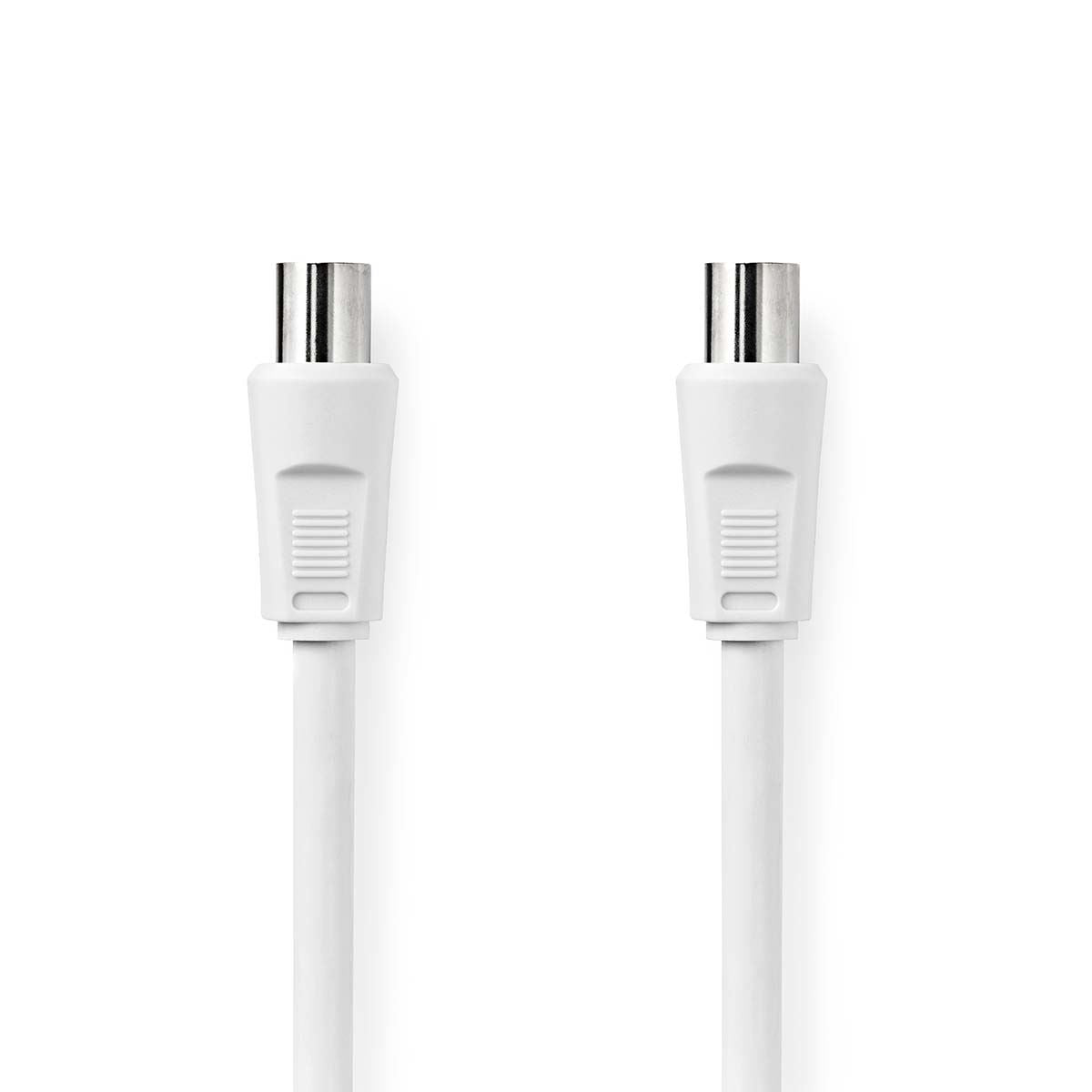 Nedis Coax Cable | IEC (Coax) Male | IEC (Coax) Female | Nickel Plated | 90 dB | 75 Ohm | Double Shielded | 5.00 m | Round | PVC | White | Box