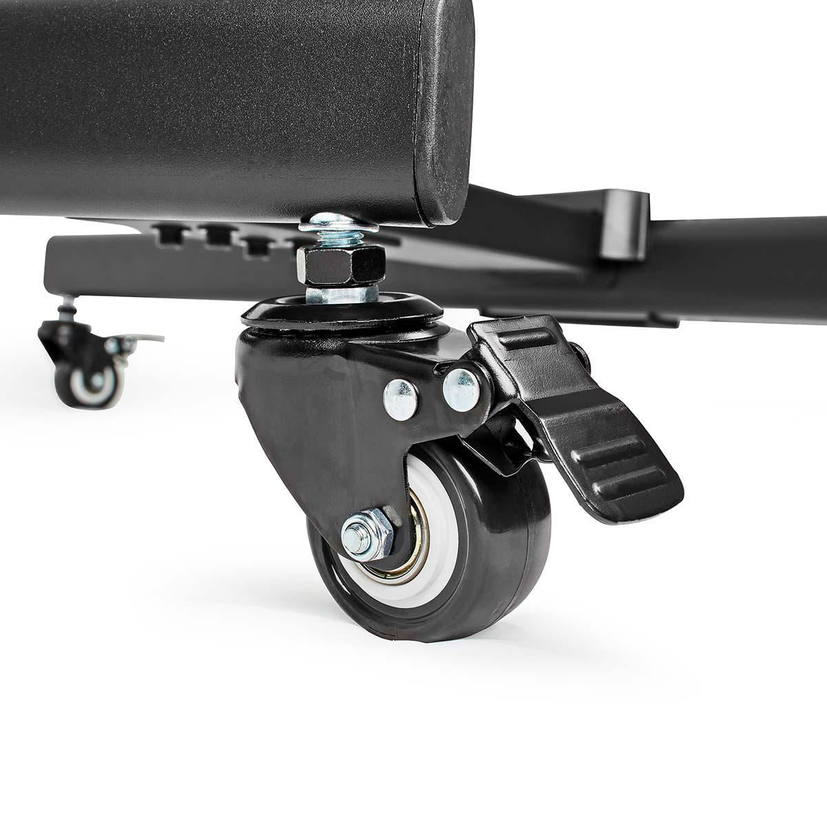 Nedis TV Floor Stand | 32 - 55 " | Maximum supported screen weight: 35 kg | Premium Column Design | Adjustable pre-fixed heights | Snap-lock | Steel | Black