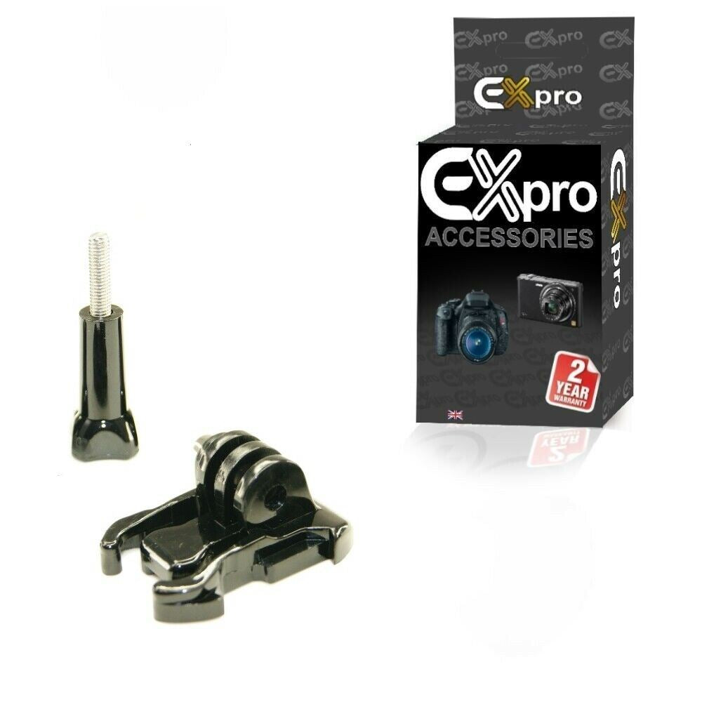 Ex-Pro Horizontal Surface Quick Release buckle mount with screw for Action Cameras / GoPro Housing