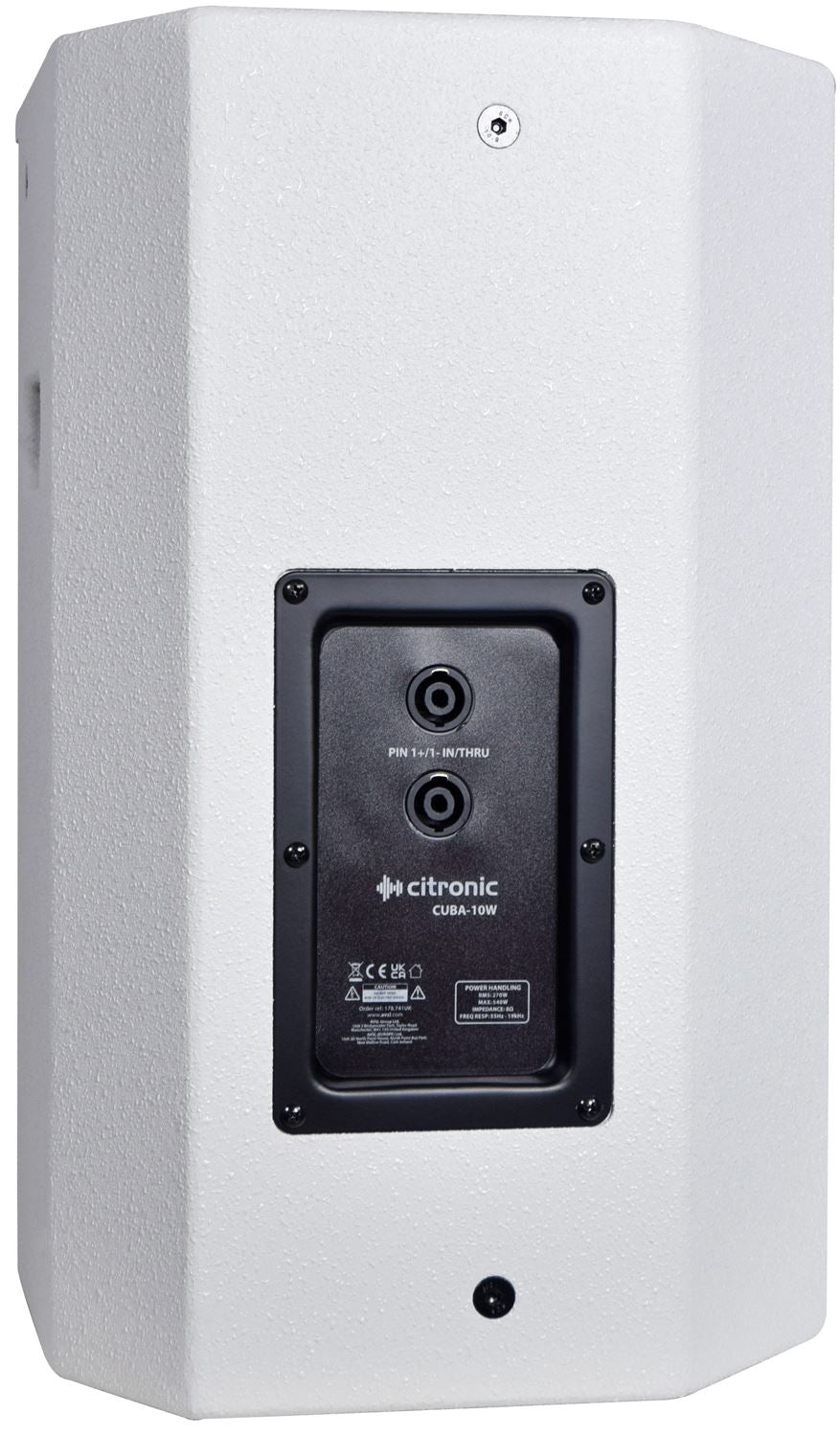 Citronic CUBA-10W Passive Full-Range Cabinet Spealer 10" 270W White
