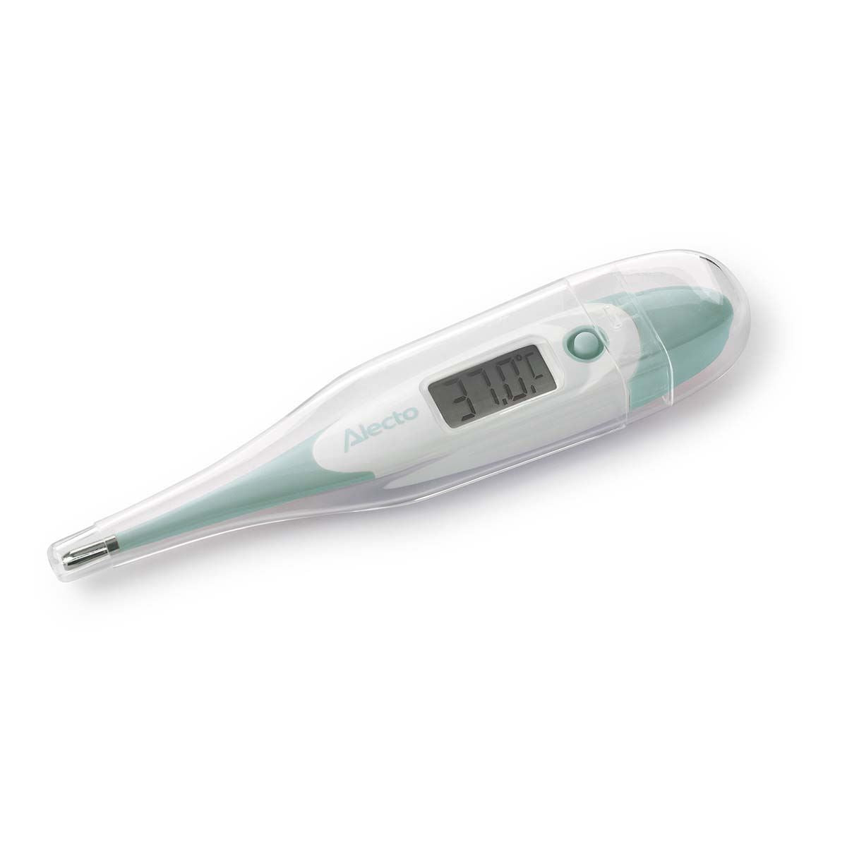 Alecto Digital LCD Thermometer, Medical Oral, Under Arm, Baby & Adult Thermometer, Fast & Accurate Reading, with Case - Green