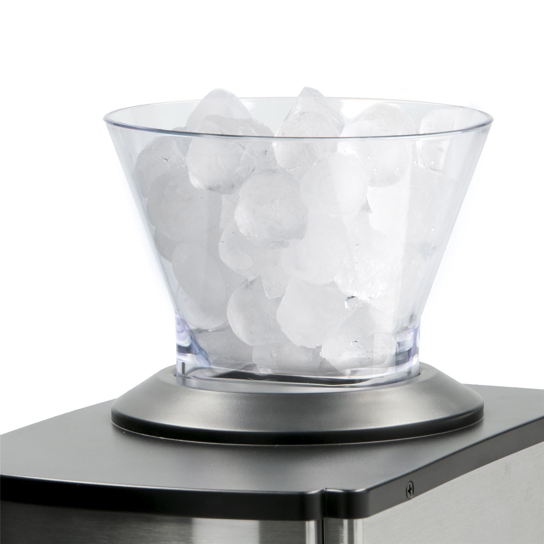 Gastronoma Ice Crusher Machine 3L-1Kg/Per Min Slushie Machine & Crushed Ice Maker Stainless Steel Blades, Feed Hopper