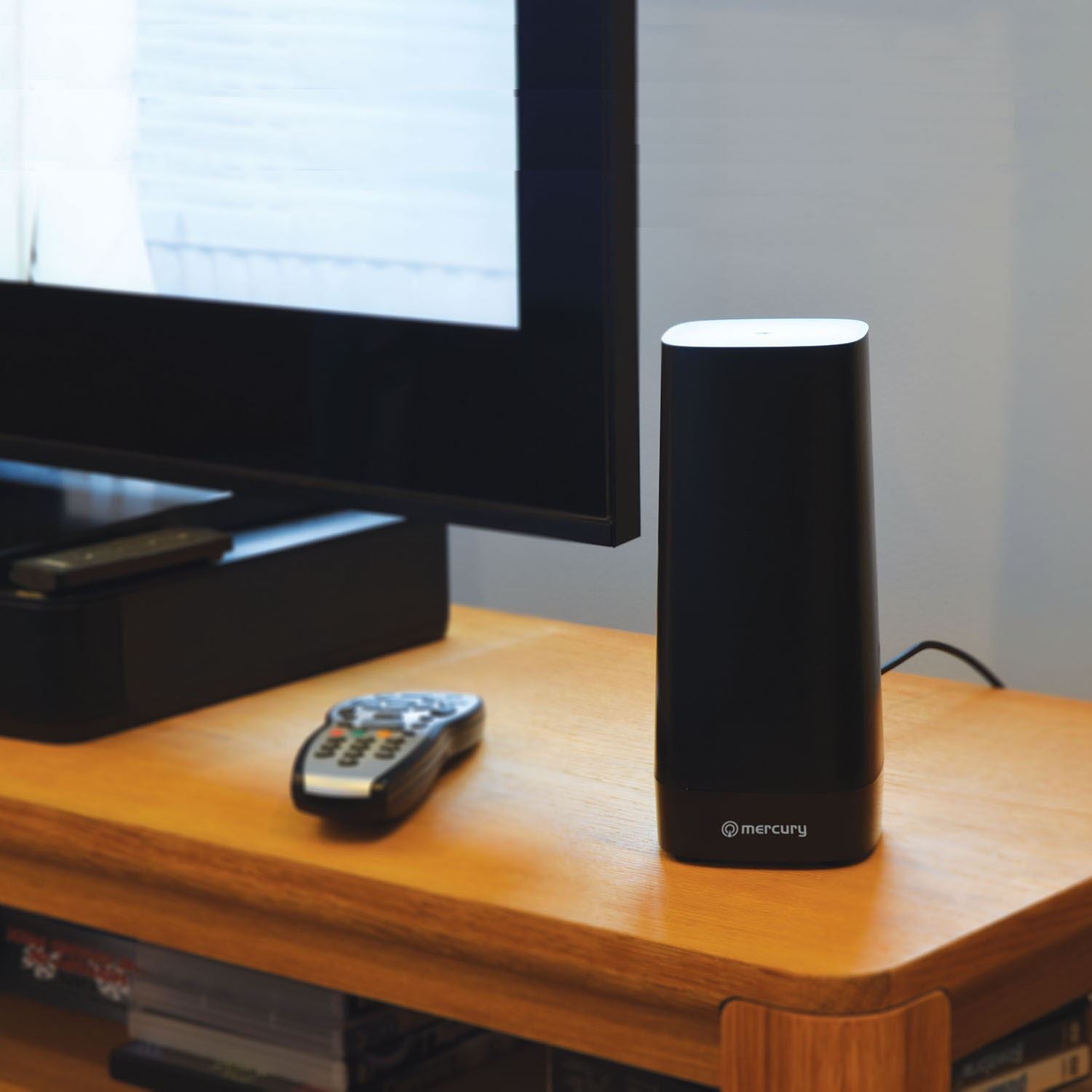 Mercury Premium Indoor HD Digital TV Antenna Aerial Signal Amplified 4K 1080P Freeview