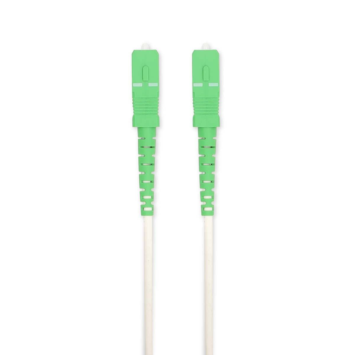 Nedis Glass Fiber Patch Cable | SMF (Single Mode Phase) | SC/APC | SC/APC | 100 Gbps | 6.00 m | White | Gift Box with Euro Lock