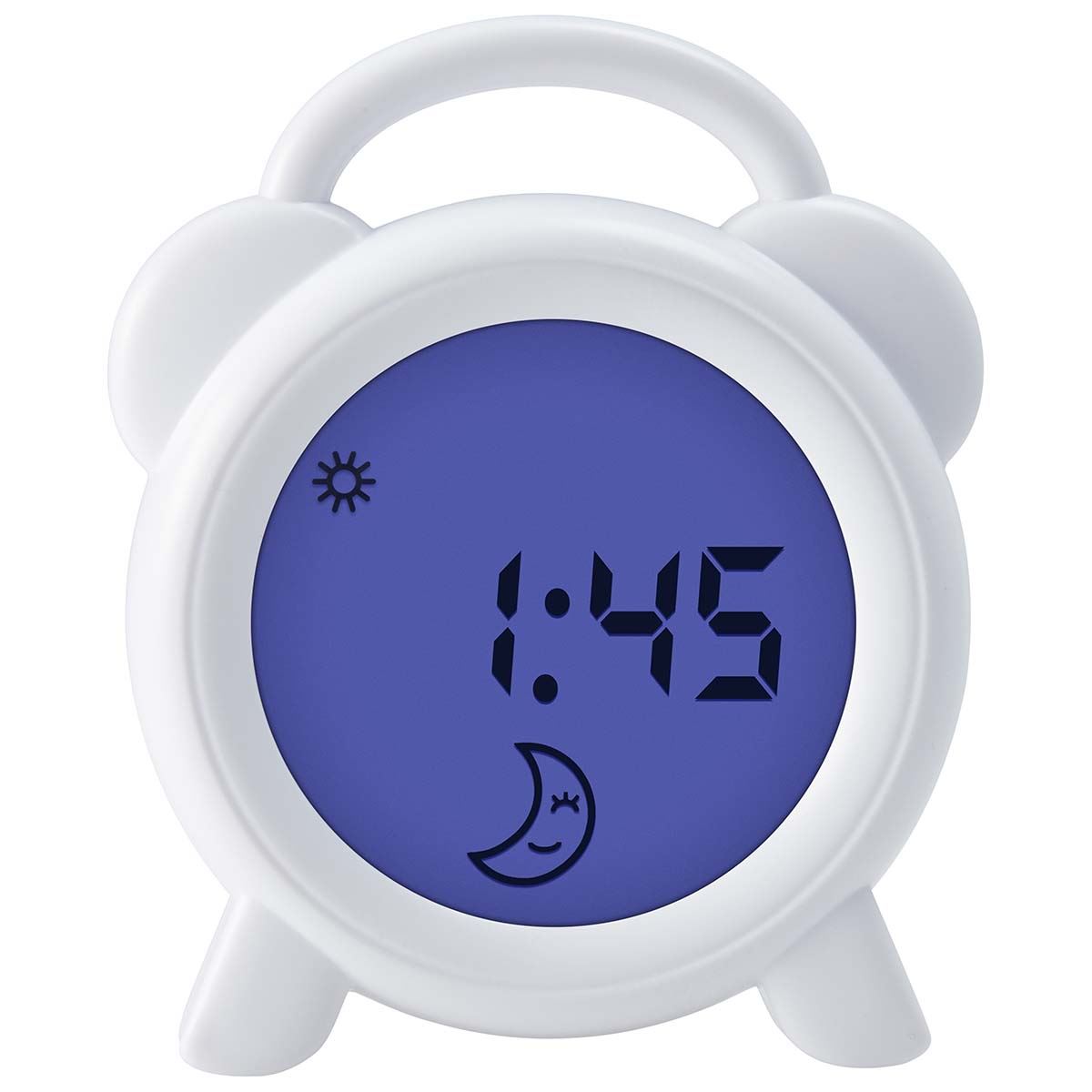 Alecto Childrens Sleep Trainer & Night Lamp Light / Alarm Clock White