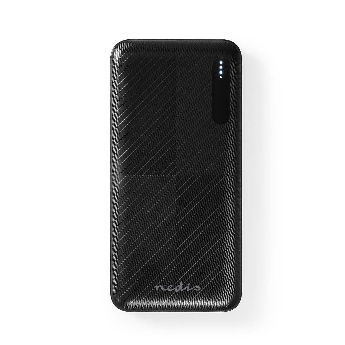 Nedis Powerbank | 10000 mAh | 1.5 / 2.0 / 3.0 A | Number of outputs: 2 | Output connection: 1x USB-A / 1x USB-C™ | Input connection: 1x Micro USB / 1x USB-C™ | PD2.0 18W | Lithium-Polymer