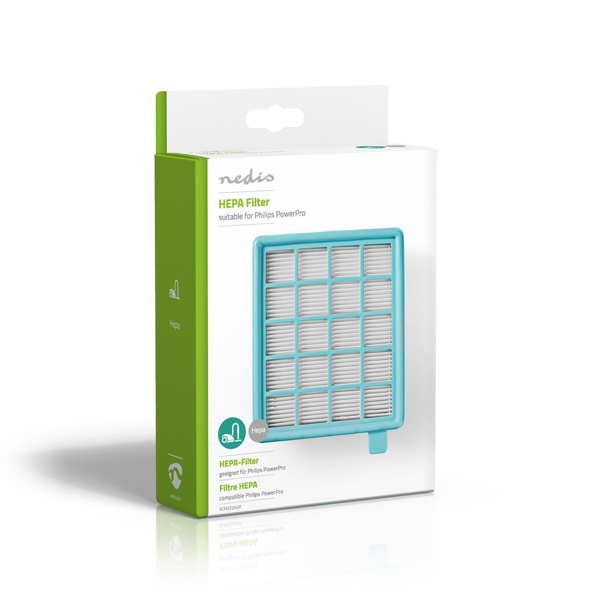 Nedis HEPA Filter Set | Replacement for: Philips | HEPA Motor Filter & Micro Filter | H13