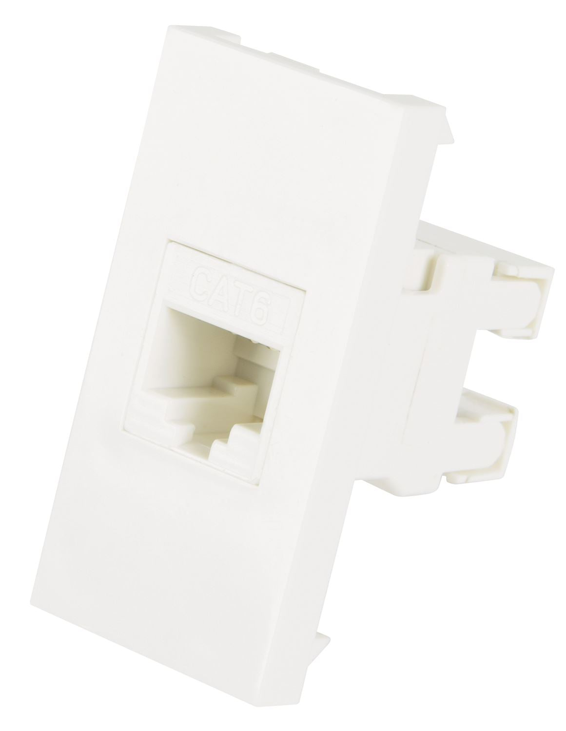Av:link Keystone Wall Plate Module Outlet Faceplate Cat6 RJ45 Socket 25 x 50mm
