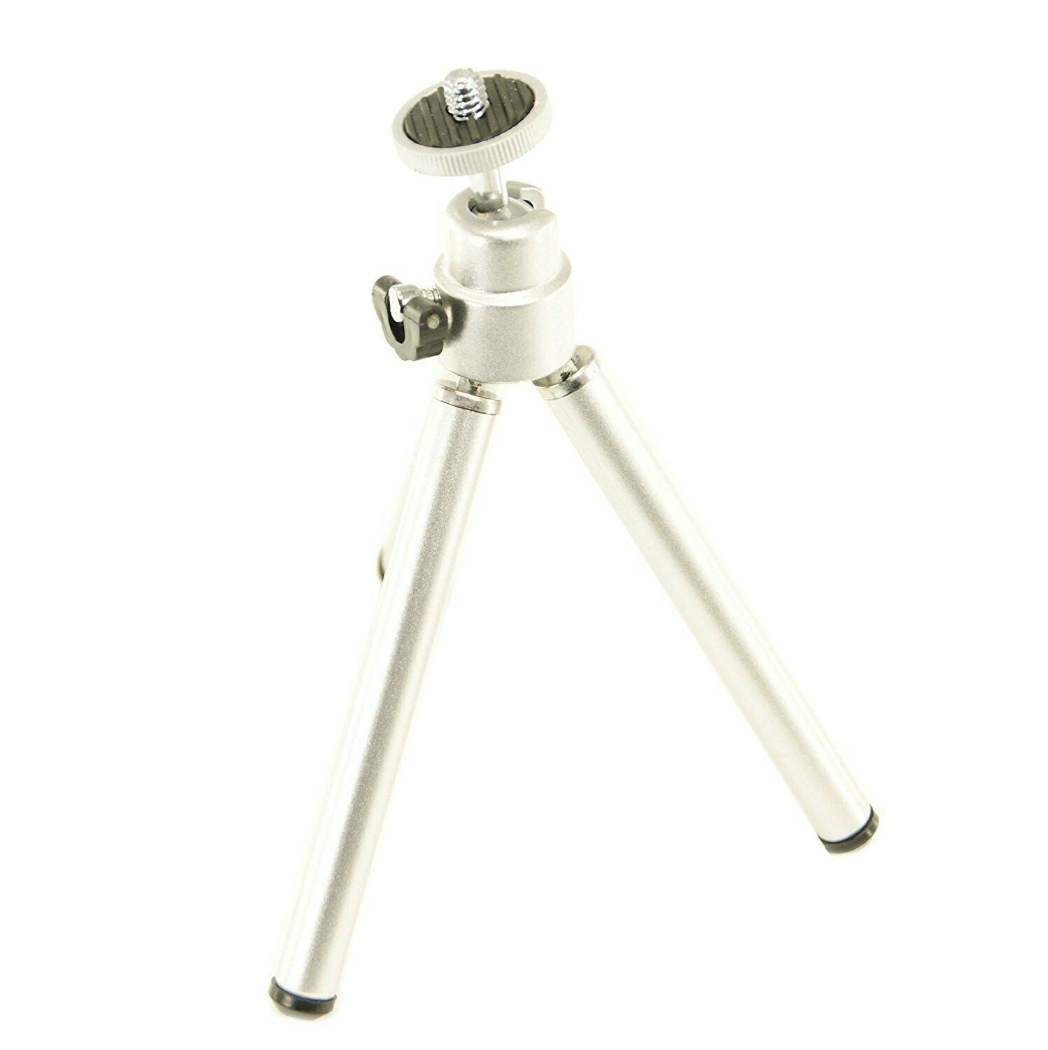 Ex-Pro TRA-0303 Mini Metal Tripod with Ball Tilt Head, Silver