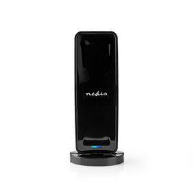 Nedis Indoor HDTV Antenna 15km 28dB High Gain, Digital DVB-T/DVB-T2 / UHF/VHF/FM TV Aerial for Freeview and Analogue Signals, with 4G LTE700 Filter