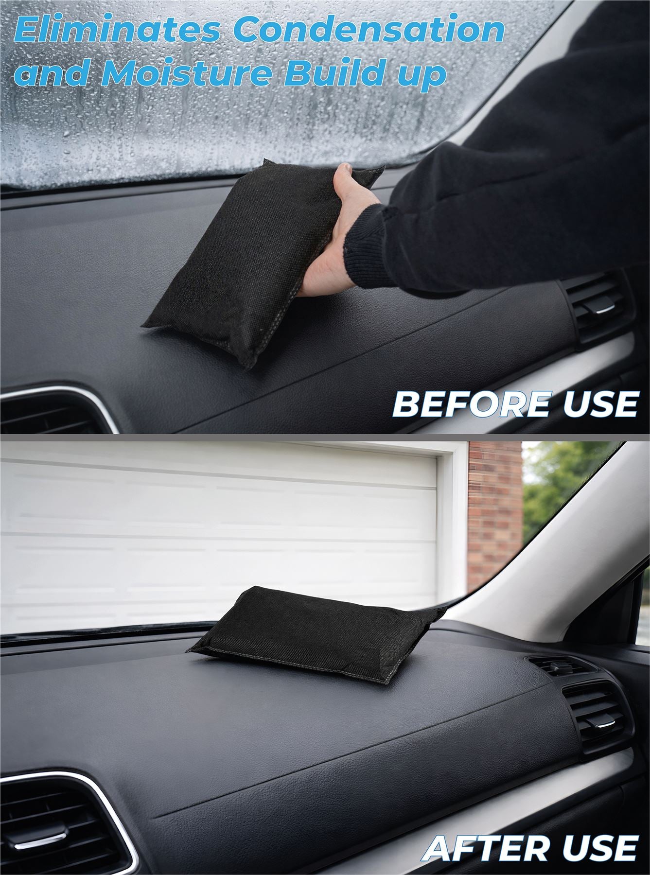 2x  Prem-I-Air Car Home Caravan Reusable Eco Moisture Absorbing Dehumidifier Bag