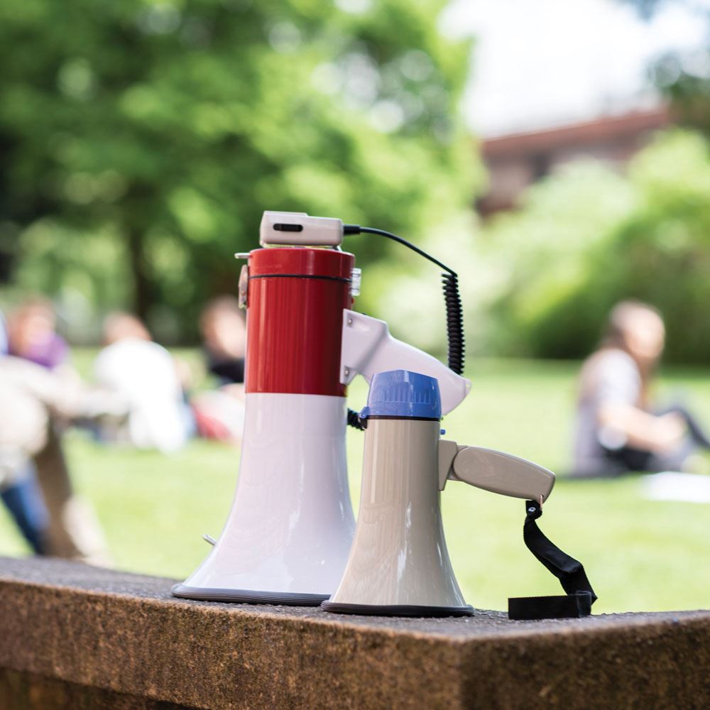 Adastra 30W Megaphone with Siren and Detachable Microphone