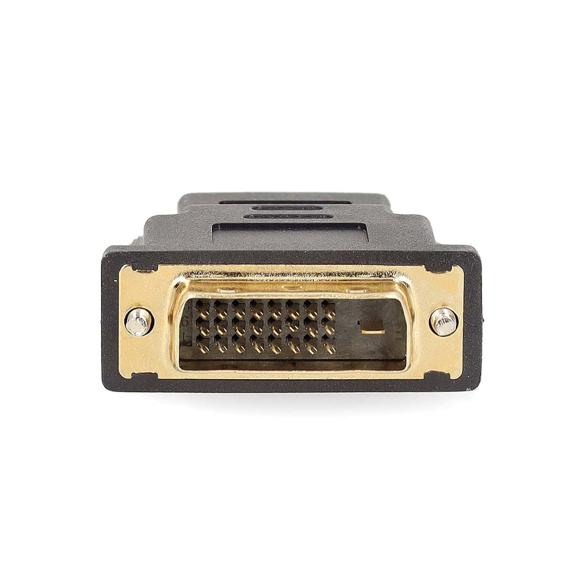Nedis HDMI™ Adapter | HDMI™ Output | DVI-D 24+1-Pin Male | Gold Plated | Straight | PVC | Anthracite | 1 pcs | Window Box
