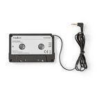 Nedis Car MP3 Cassette Adapter with 3.5 mm Male Connector, Black