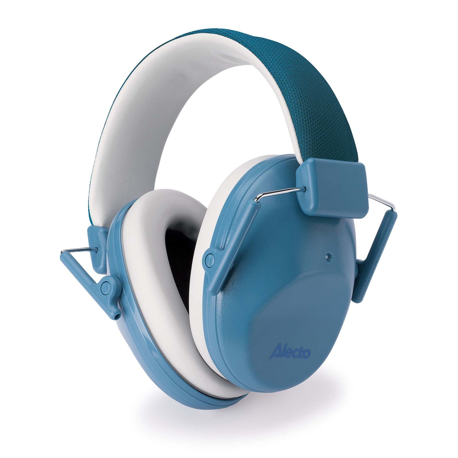 Alecto BV73BU Kids Ear Defenders Children, Age 5-17, Certified 25dB, Adjustable Size, Noise Cancelling Headphones Kids, Ear Defenders Autism, Ear Muffs for Toddler, Boys, Girls, School - Blue