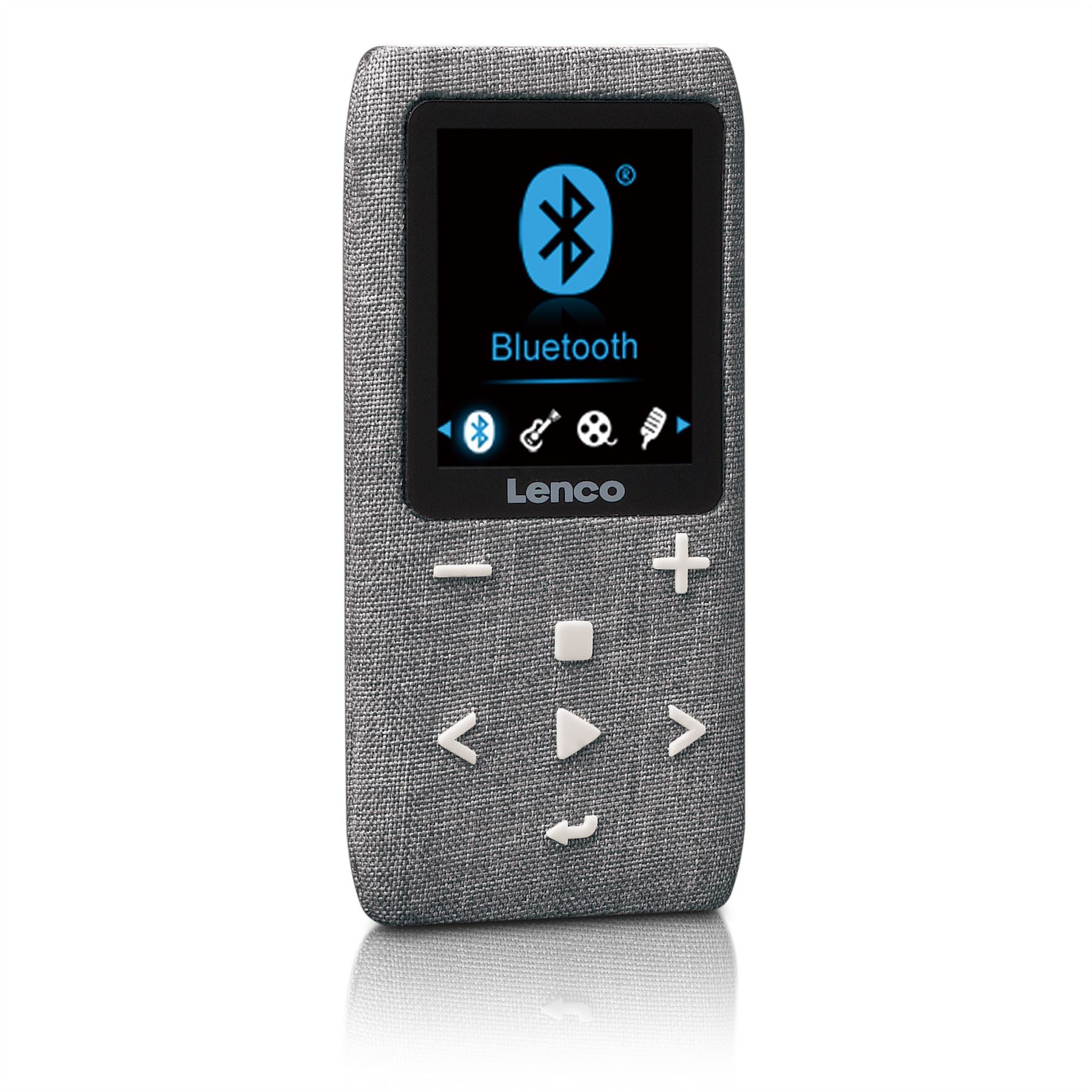 Lenco MP3/MP4 Player | Bluetooth® | 8GB | Micro SD Card Expansion | Grey