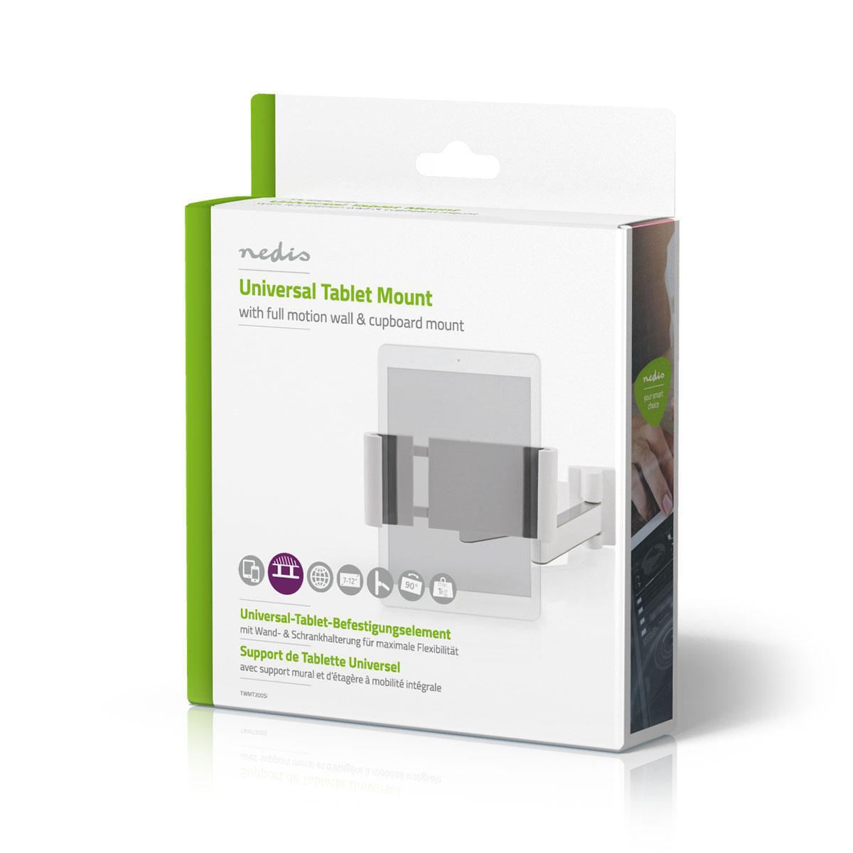 Nedis Tablet Mount | 7 - 12 " | Full Motion | Application: Wall