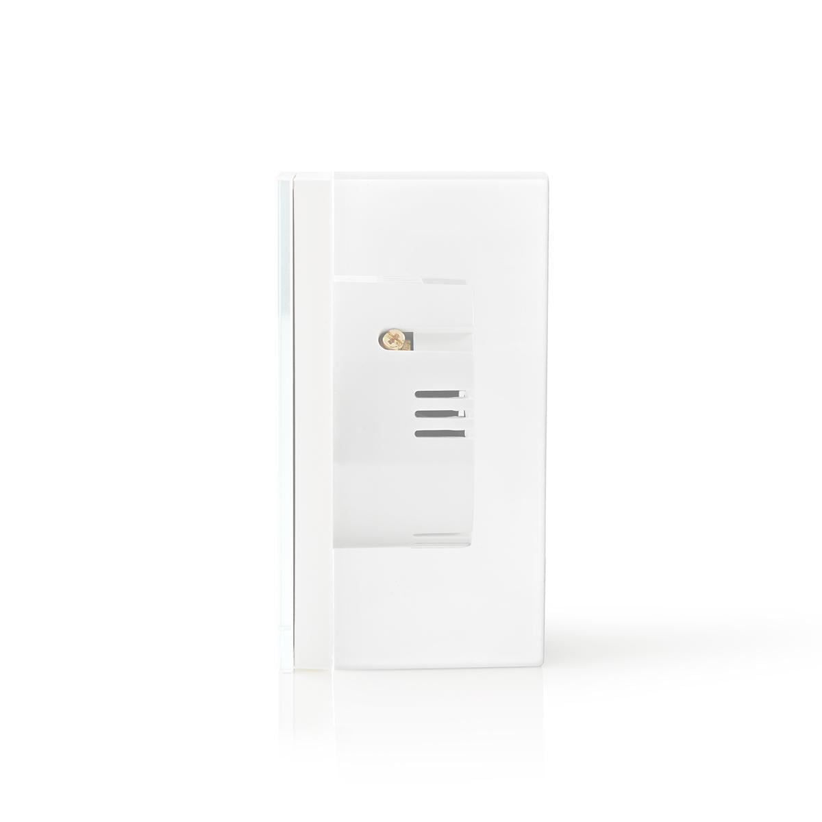 Nedis Back Box for Smart Switches, Surface Mounted with Multiple Cable Openings, 86 x 86 x 35 mm, ABS, White, Compatible with Nedis SmartLife