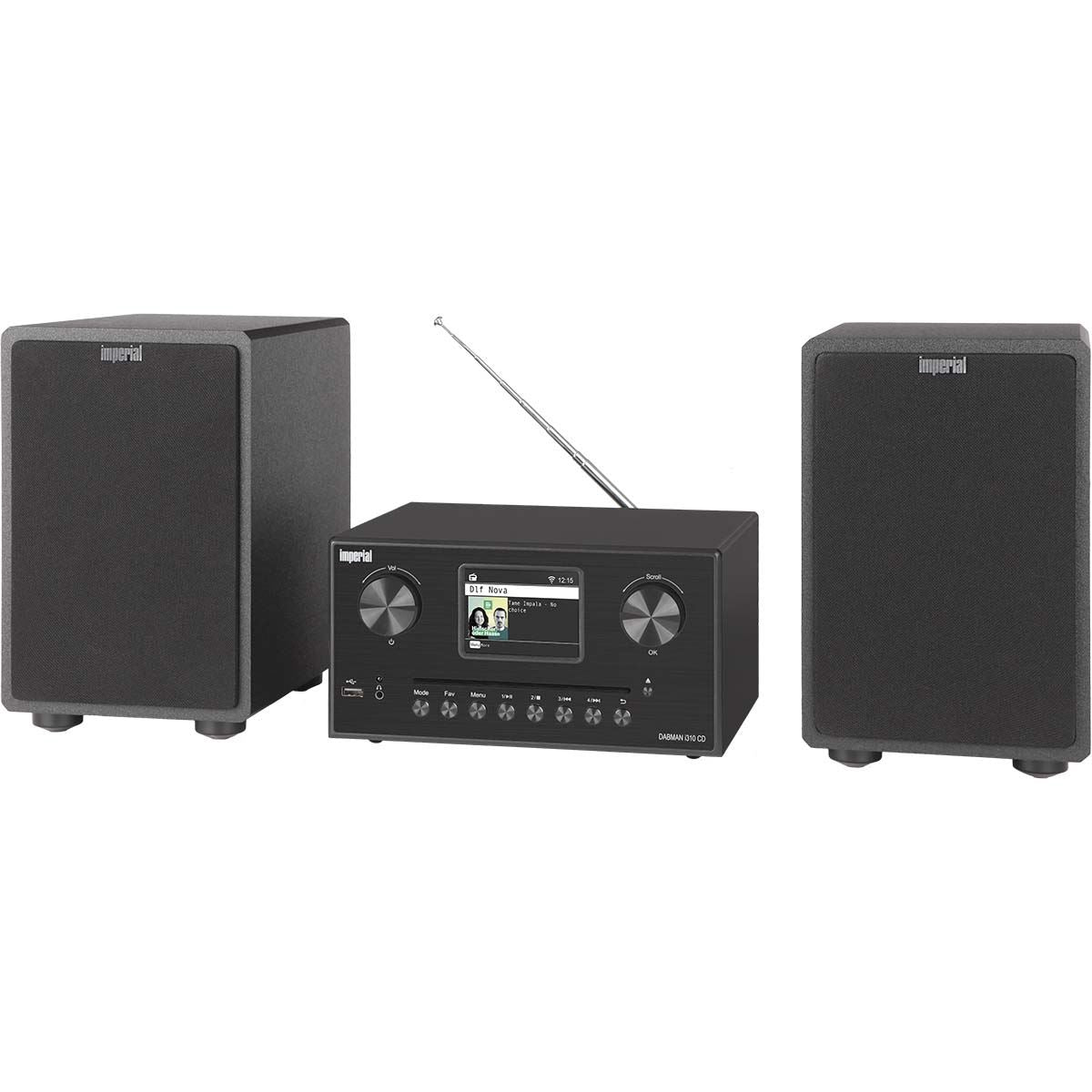 Imperial DABMAN i310 CD Hybrid micro Hi-fi System DAB+ / FM / Internet / Bluetooth Black