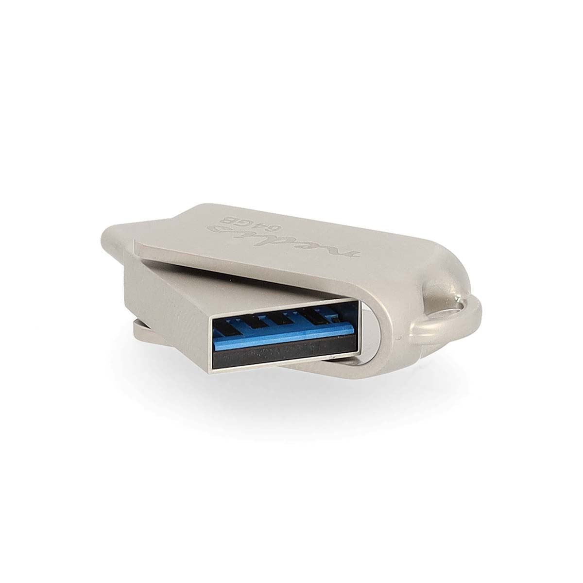 Nedis Flash Drive | 64 GB | USB-A / USB-C™ | Read speed: 90 MB/s | Write speed: 20 MB/s