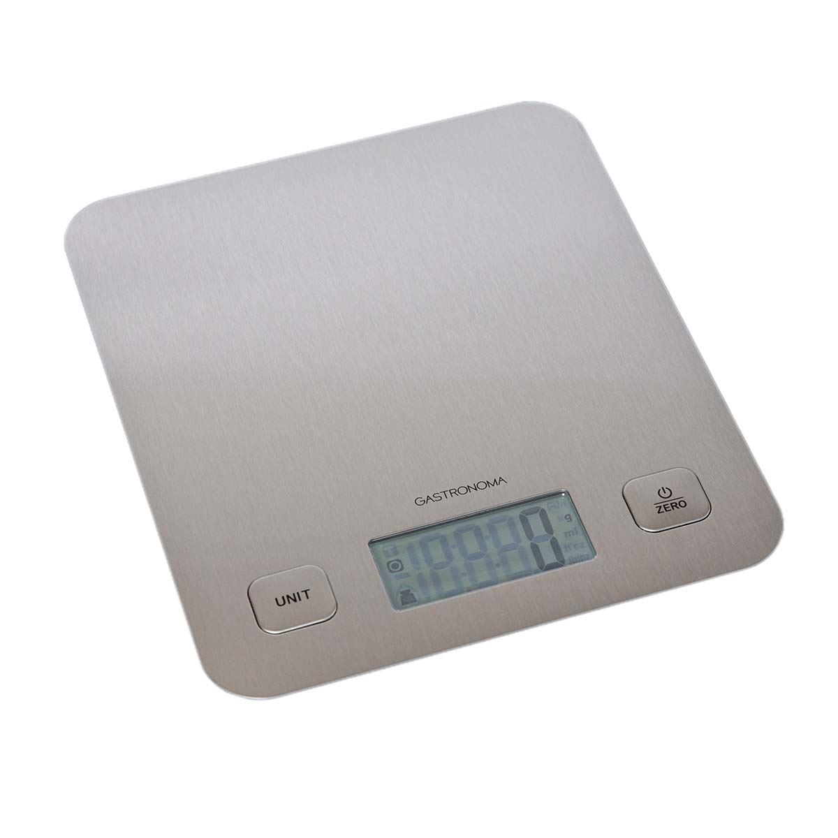 Gastronoma 5kg Digital Kitchen Scales Electronic LCD Cooking Weighing Food Stainless Steel