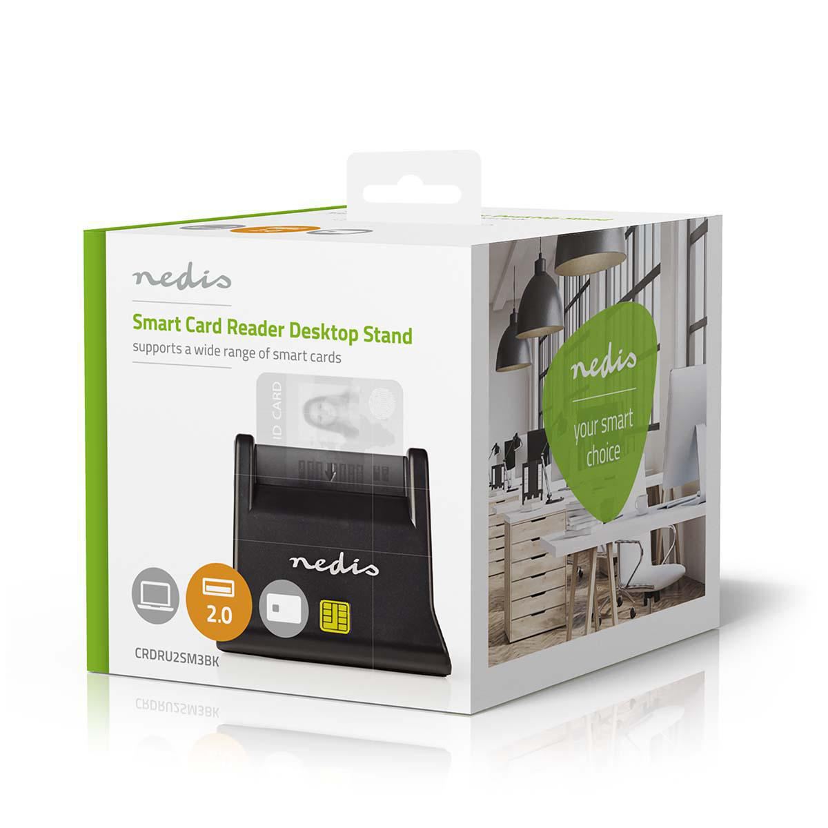 Nedis Card Reader | Smart Card (ID) | USB 2.0