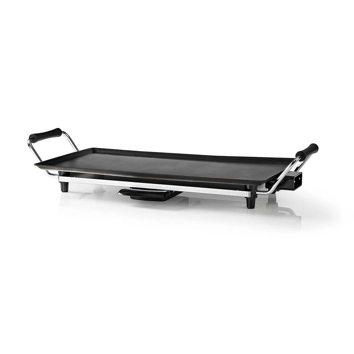 Electric Non Stick Teppanyaki Table Top Grill Griddle Plate BBQ with Drip Tray - 47.5cm x 26.5cm