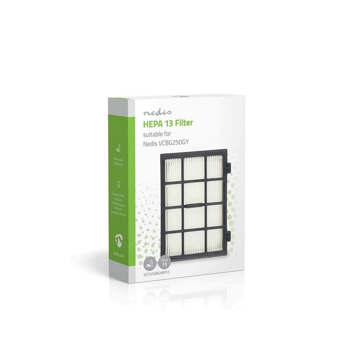 Nedis Replacement HEPA Filter | Replacement for: Nedis | Black / White