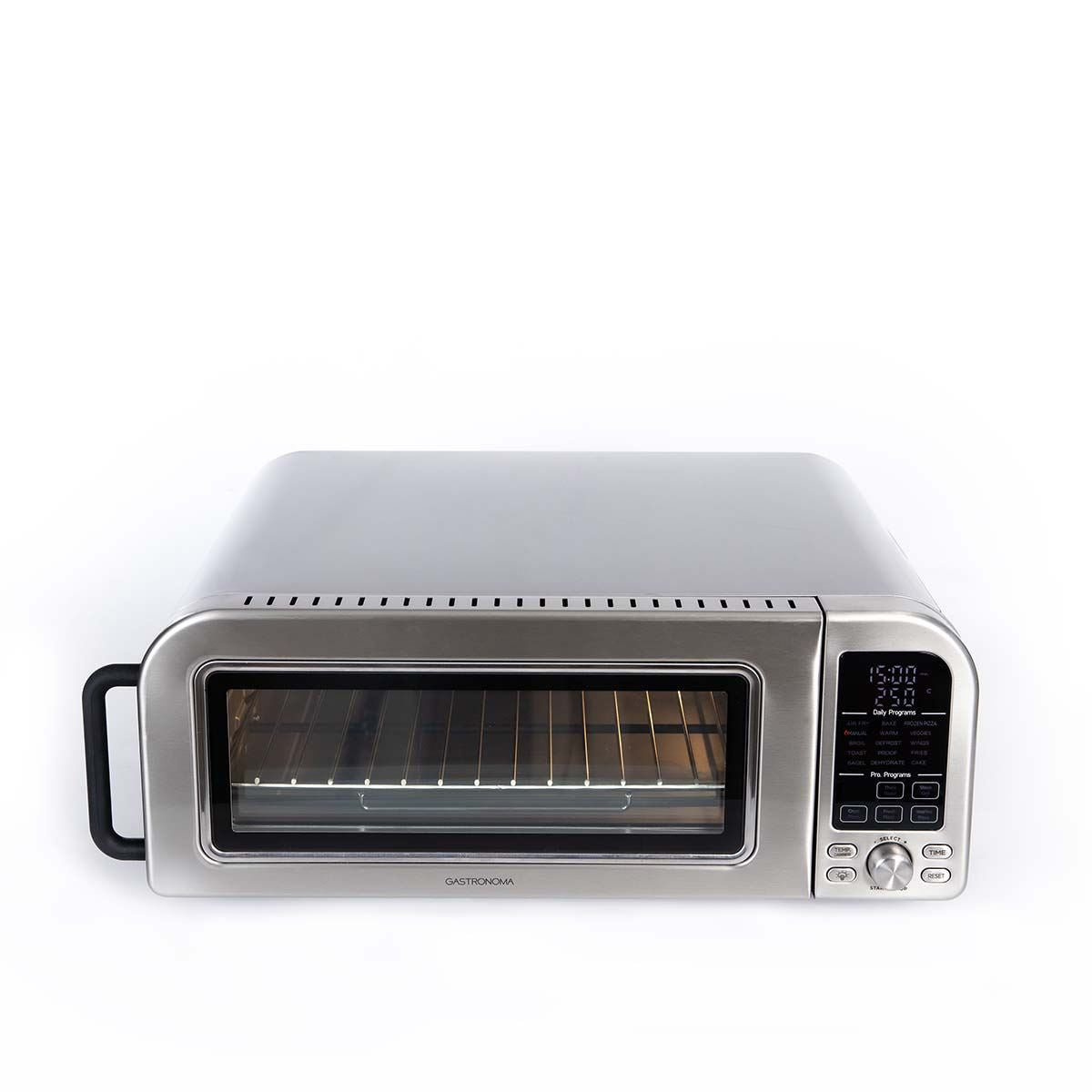 Gastronoma Air Fryer Oven | 15-in-1 Presets Multifunctional Pizza Oven | Digital Touch Control Triple Glass Door Interior Light | 40-400°C Temp 18L Capacity Compact Design | 2 Year Warranty 2000W Stainless Steel
