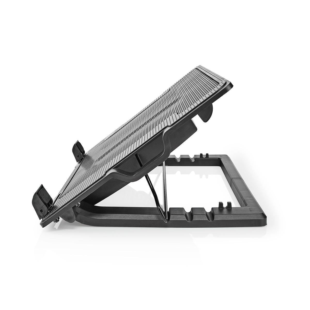 Nedis Notebook Stand | Number of fans: 2 | USB Powered | Number of angles: 4 | 18 " | 1200 rpm | LED