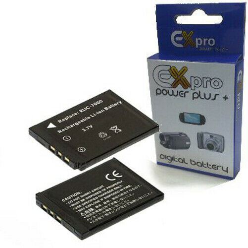 Ex-Pro KLIC-7000, KLIC7000 Kodak Li-on Digital Camera Battery