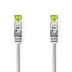 Nedis CAT7 Network Cable | S/FTP | RJ45 Male | RJ45 Male | 1.00 m | Snagless | Round | LSZH | Grey | Label