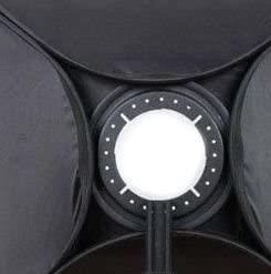 Ex-Pro Portable Professional Softbox kit for Speedlite, including L-Bracket (Universal Fit Hotshoe) 60cm/24"