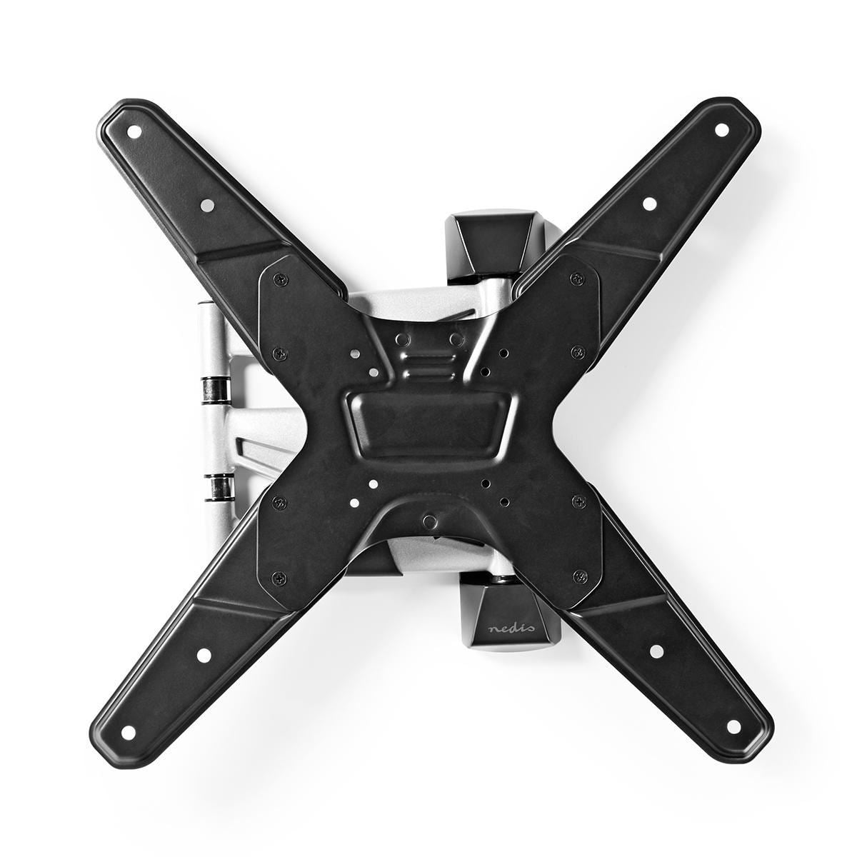 Nedis Full Motion TV Wall Mount | 23 - 55 " | Maximum supported screen weight: 30 kg | Tiltable | Rotatable | Minimum wall distance: 48 mm | Maximum wall distance: 410 mm | 3 Pivot point(s) | Steel | Black