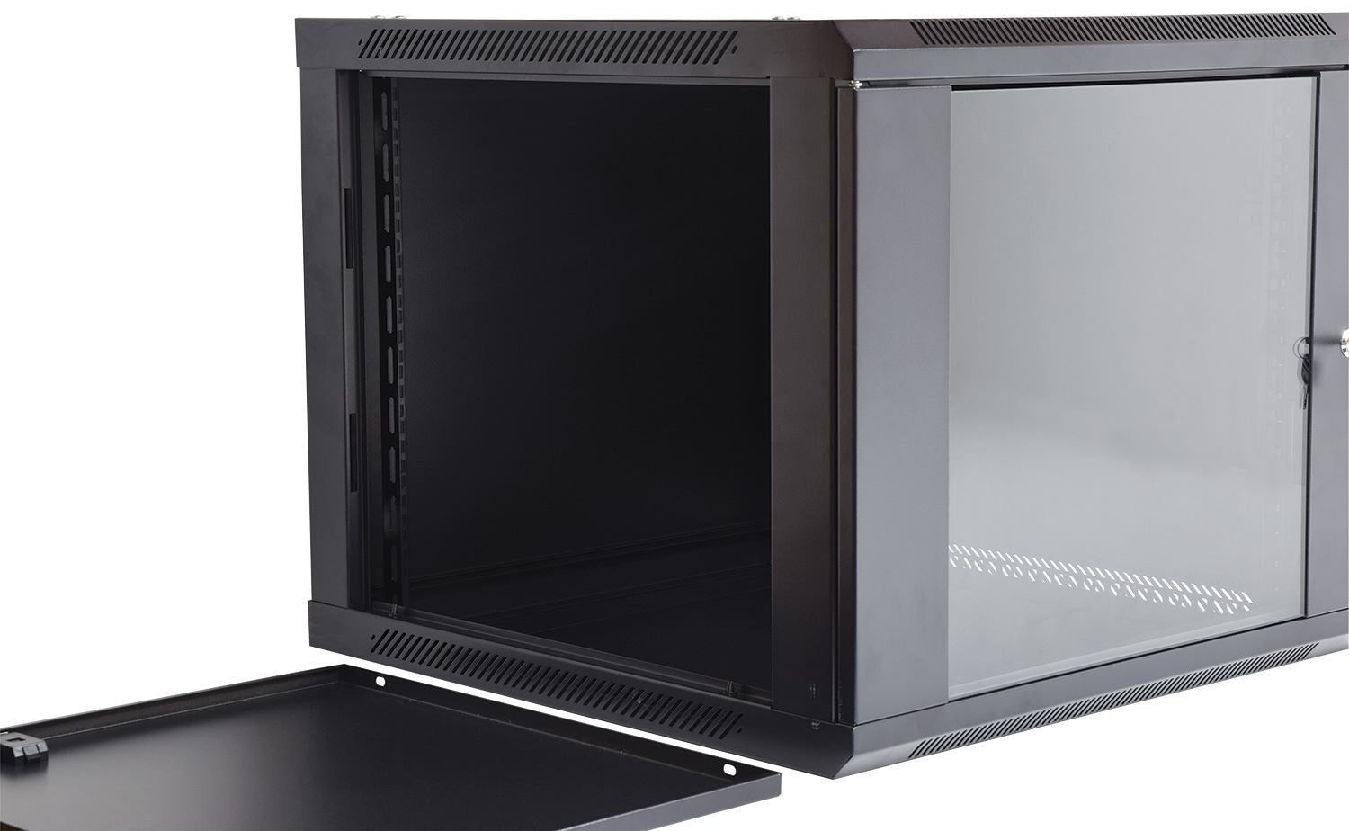 Adastra 19" Rack Cabinet with Glass Door 9U x 600mm Deep