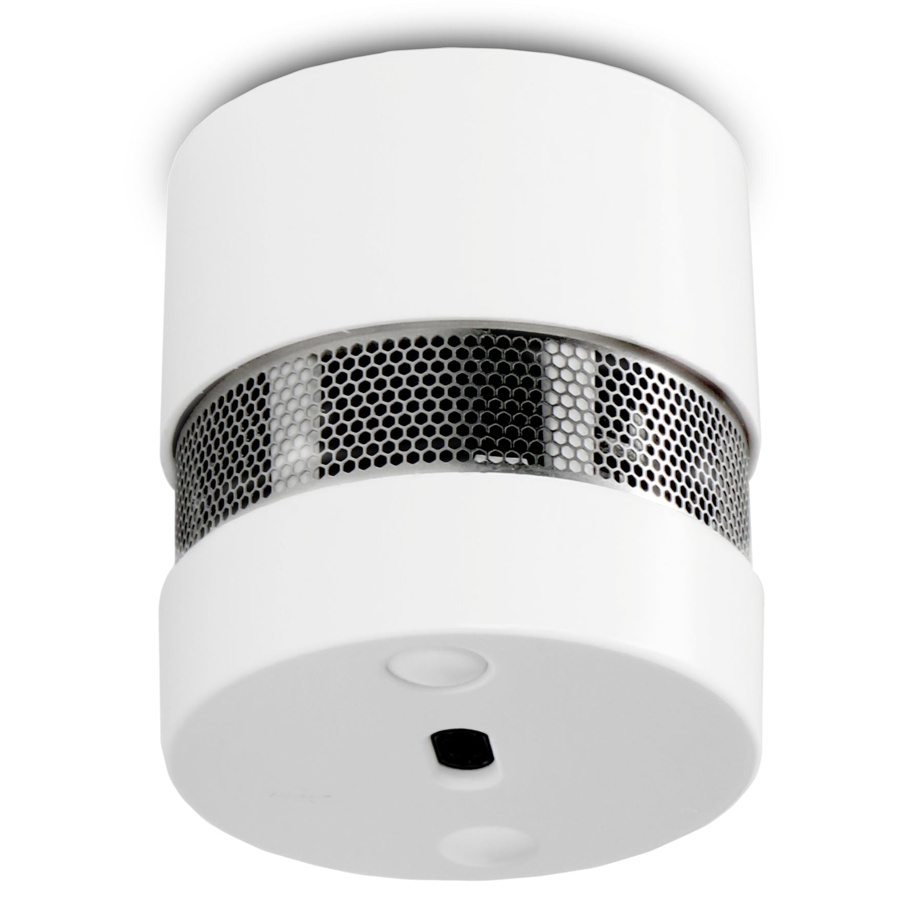 Alecto SA201 Mini Smoke detector with Hush Button | >85 dB | 10 Year Battery Included | EN14604:2005/AC:2008 | White
