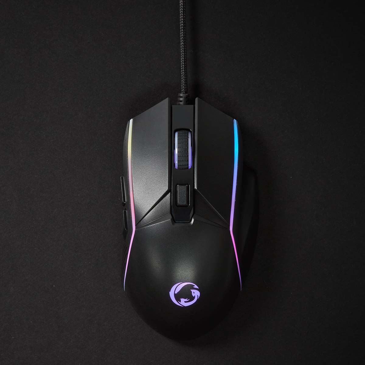 Nedis Gaming Mouse | Wired | 800 / 1200 / 2400 / 3200 / 4800 / 7200 dpi | Adjustable DPI | Number of buttons: 6 | Right-Handed | 1.50 m | LED